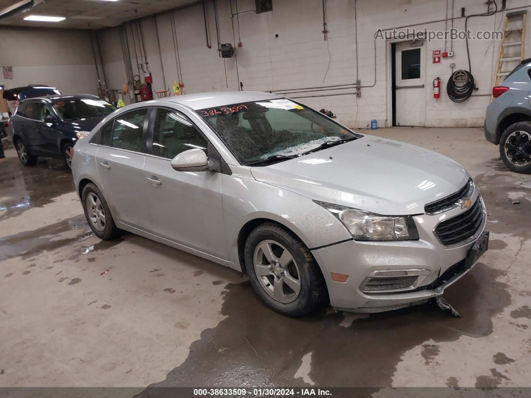 2015 Chevrolet Cruze 1lt Auto Silver vin: 1G1PC5SB2F7265559