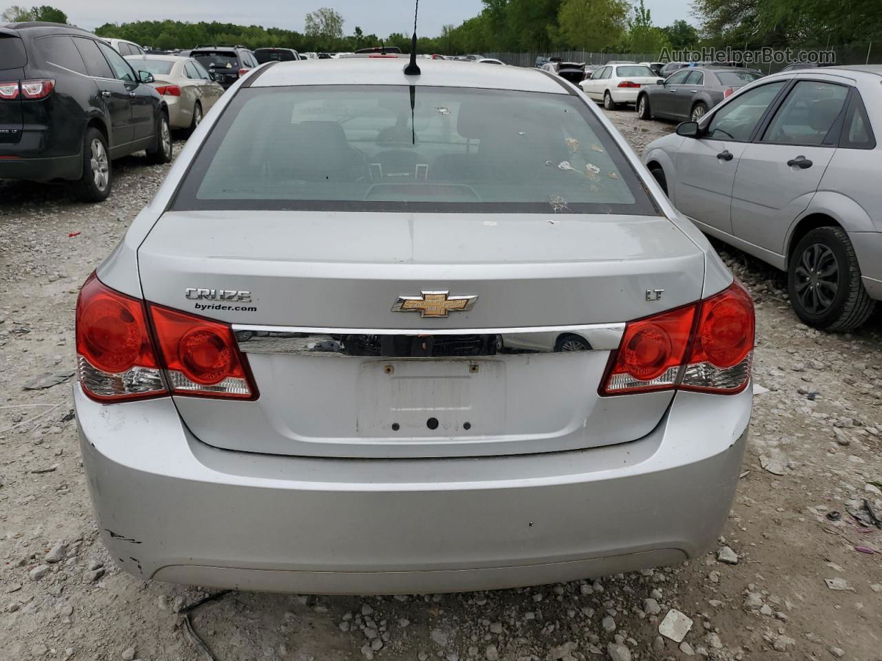 2013 Chevrolet Cruze Lt Silver vin: 1G1PC5SB3D7131768