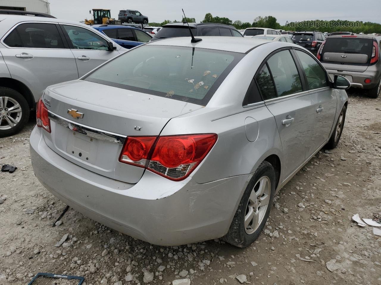 2013 Chevrolet Cruze Lt Silver vin: 1G1PC5SB3D7131768