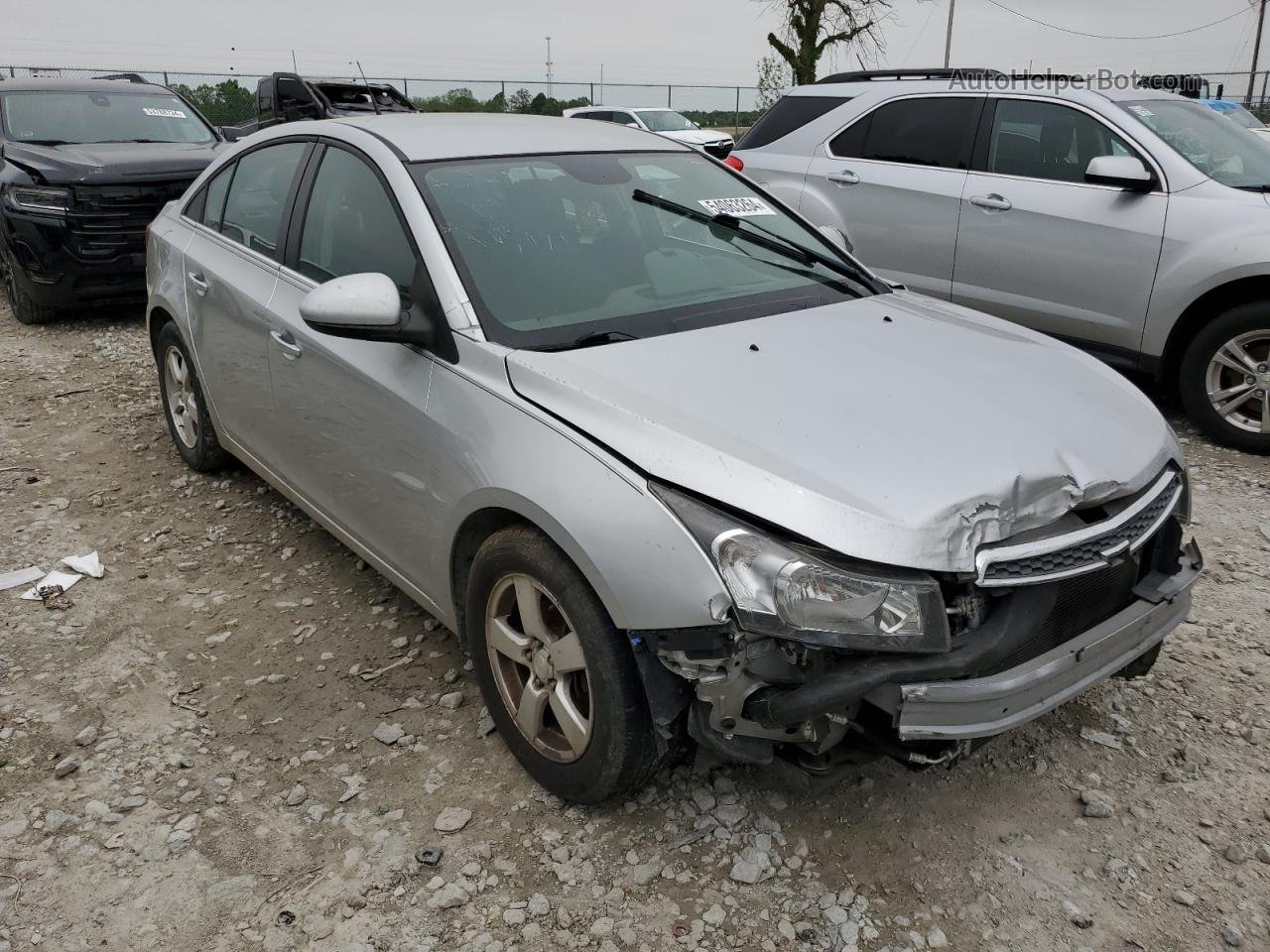 2013 Chevrolet Cruze Lt Silver vin: 1G1PC5SB3D7131768