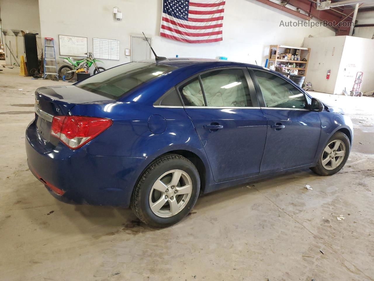 2013 Chevrolet Cruze Lt Blue vin: 1G1PC5SB3D7157545