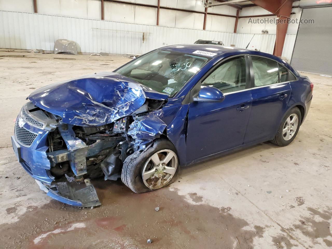 2013 Chevrolet Cruze Lt Blue vin: 1G1PC5SB3D7157545