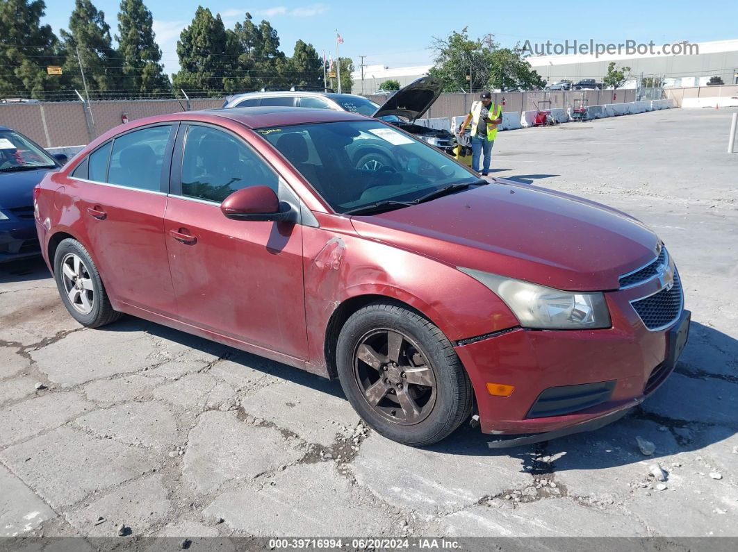 2013 Chevrolet Cruze 1lt Auto Maroon vin: 1G1PC5SB3D7166116