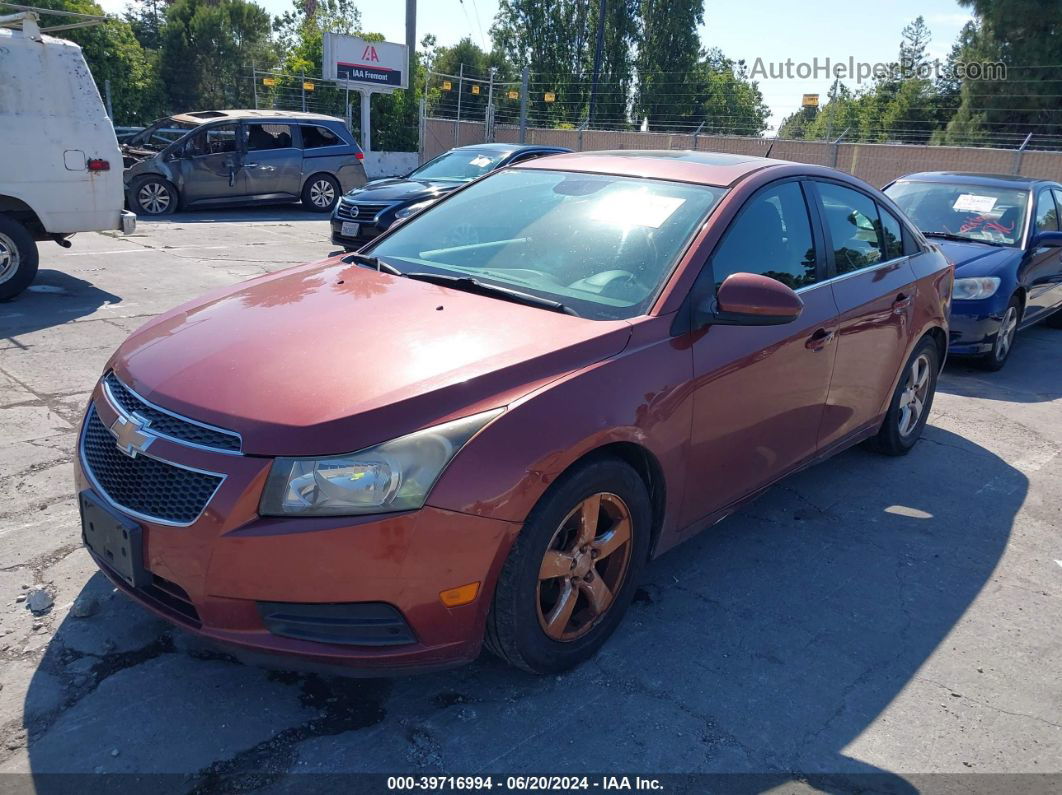 2013 Chevrolet Cruze 1lt Auto Maroon vin: 1G1PC5SB3D7166116