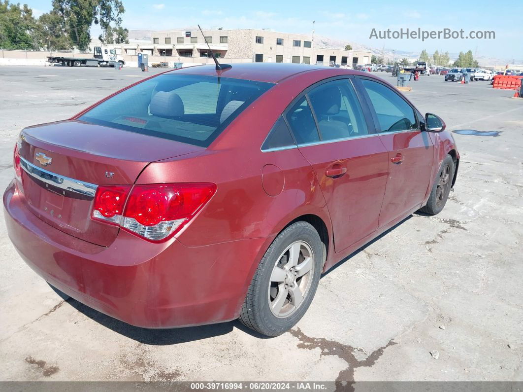 2013 Chevrolet Cruze 1lt Auto Maroon vin: 1G1PC5SB3D7166116