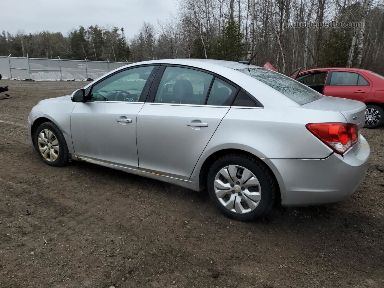 2013 Chevrolet Cruze Lt Silver vin: 1G1PC5SB3D7181215