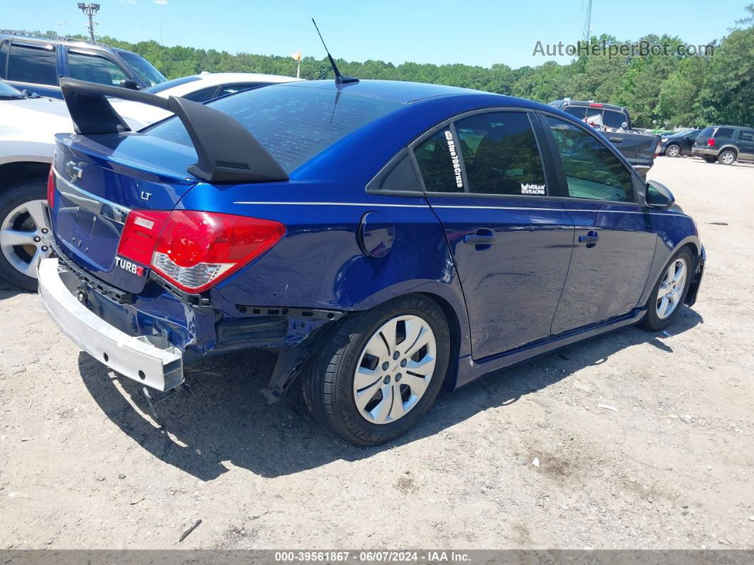 2013 Chevrolet Cruze 1lt Auto Blue vin: 1G1PC5SB3D7229067