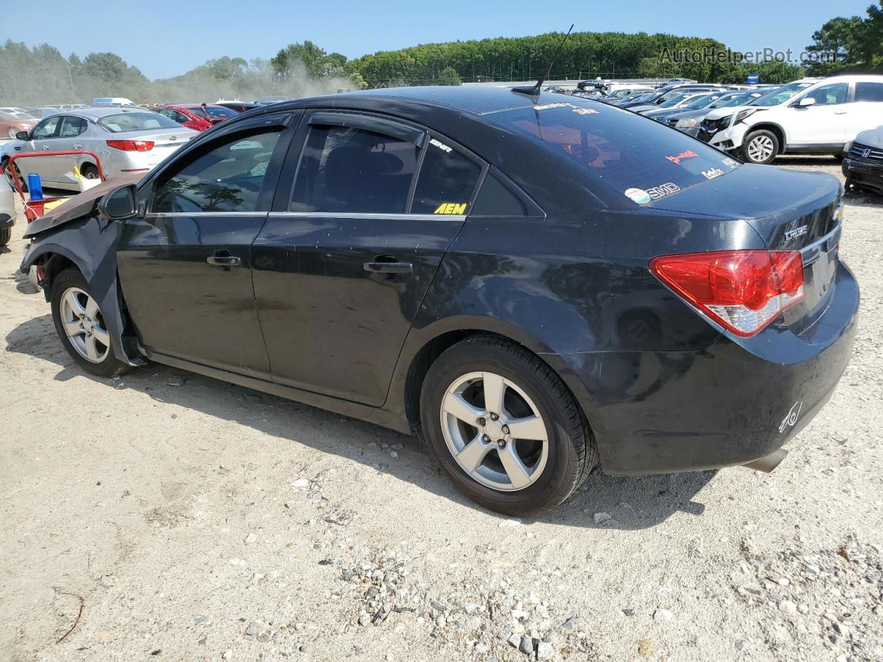 2013 Chevrolet Cruze Lt Black vin: 1G1PC5SB3D7255295