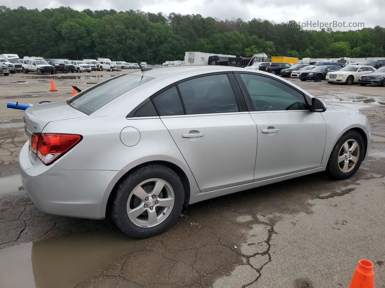 2013 Chevrolet Cruze Lt Silver vin: 1G1PC5SB3D7282688