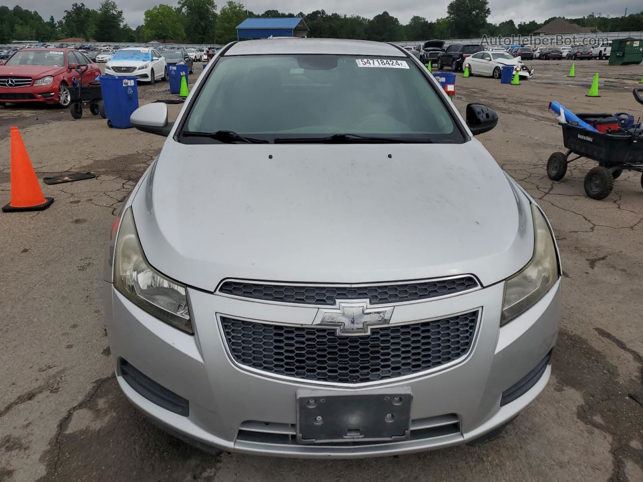 2013 Chevrolet Cruze Lt Silver vin: 1G1PC5SB3D7282688