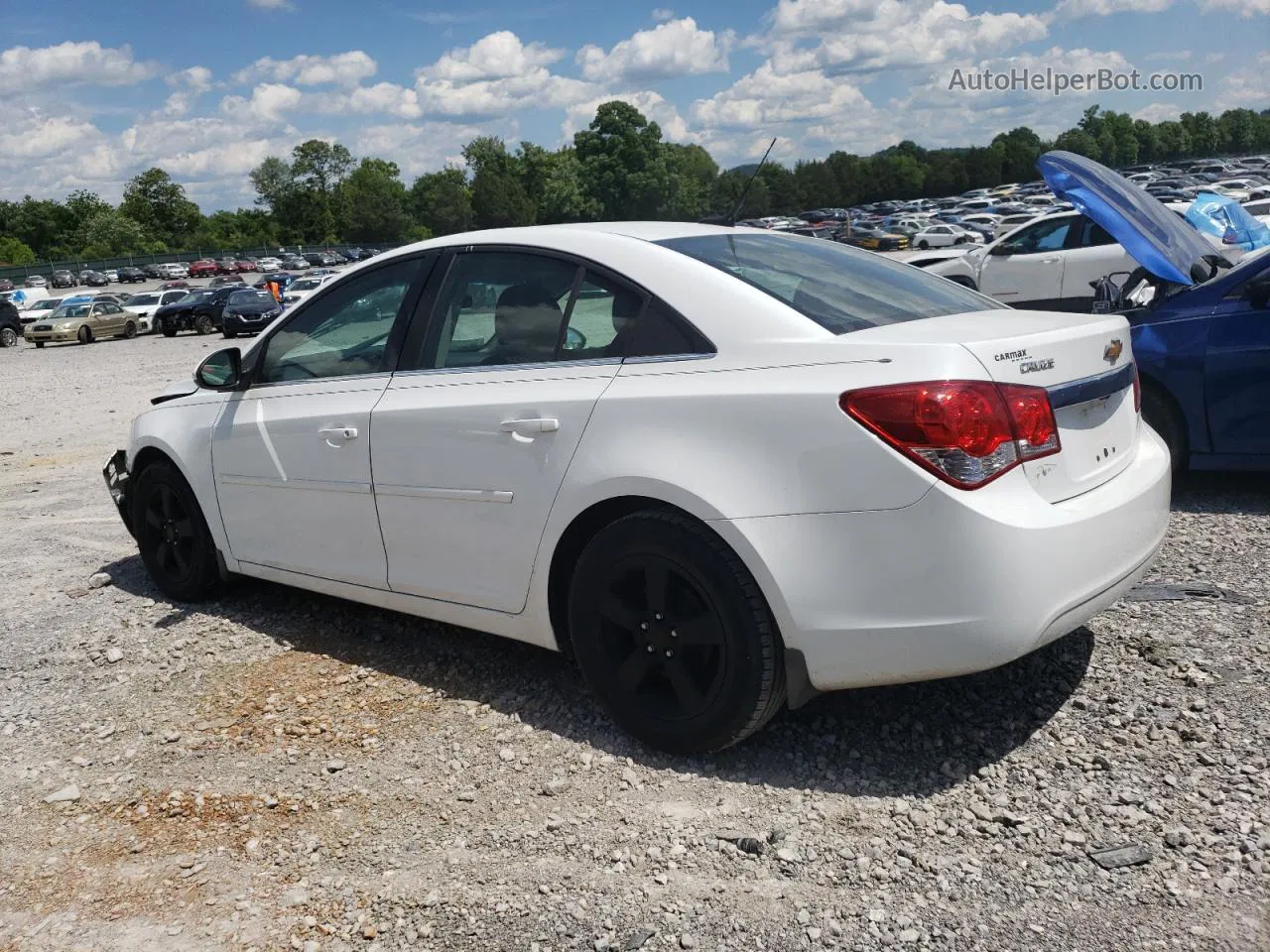 2014 Chevrolet Cruze Lt White vin: 1G1PC5SB3E7102871