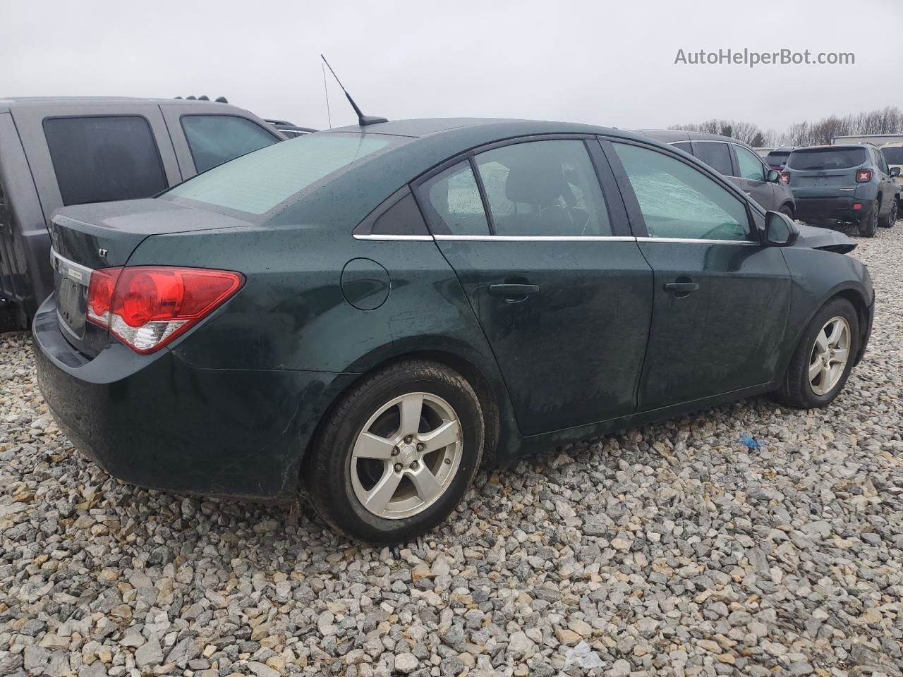 2014 Chevrolet Cruze Lt Green vin: 1G1PC5SB3E7114311