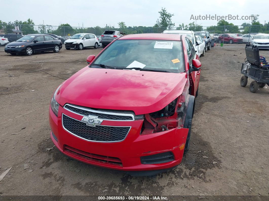 2014 Chevrolet Cruze 1lt Auto Red vin: 1G1PC5SB3E7119301