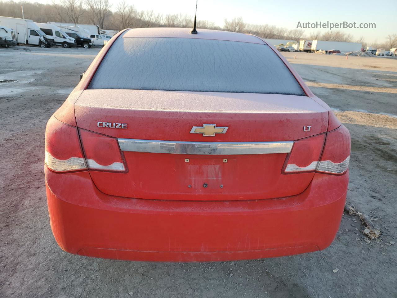 2014 Chevrolet Cruze Lt Red vin: 1G1PC5SB3E7120447