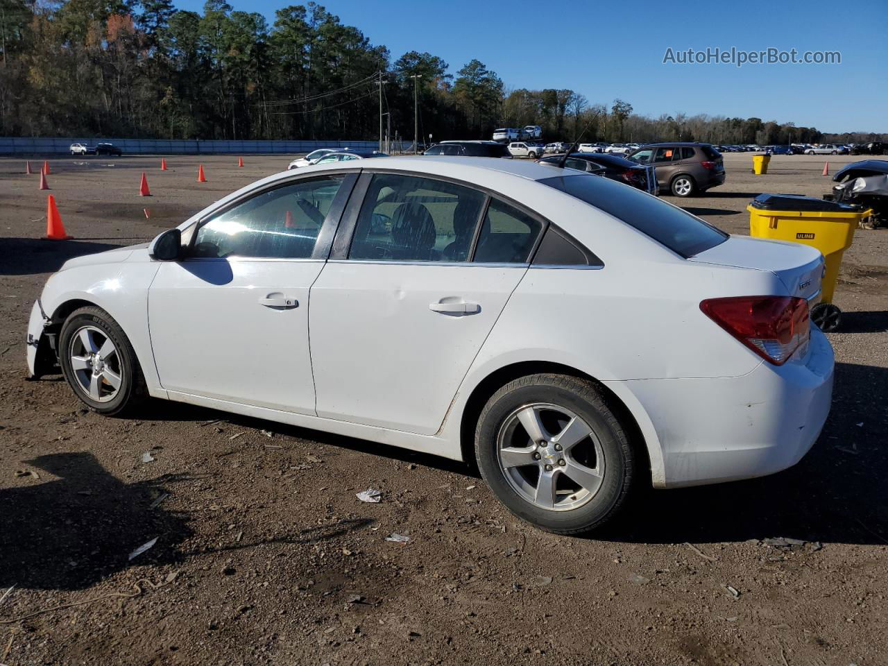 2014 Chevrolet Cruze Lt White vin: 1G1PC5SB3E7126717