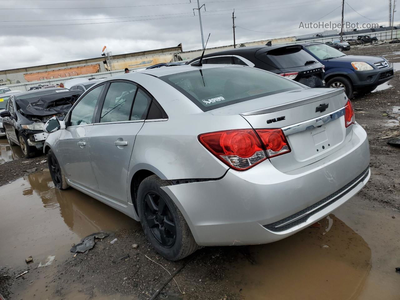 2014 Chevrolet Cruze Lt Silver vin: 1G1PC5SB3E7169518