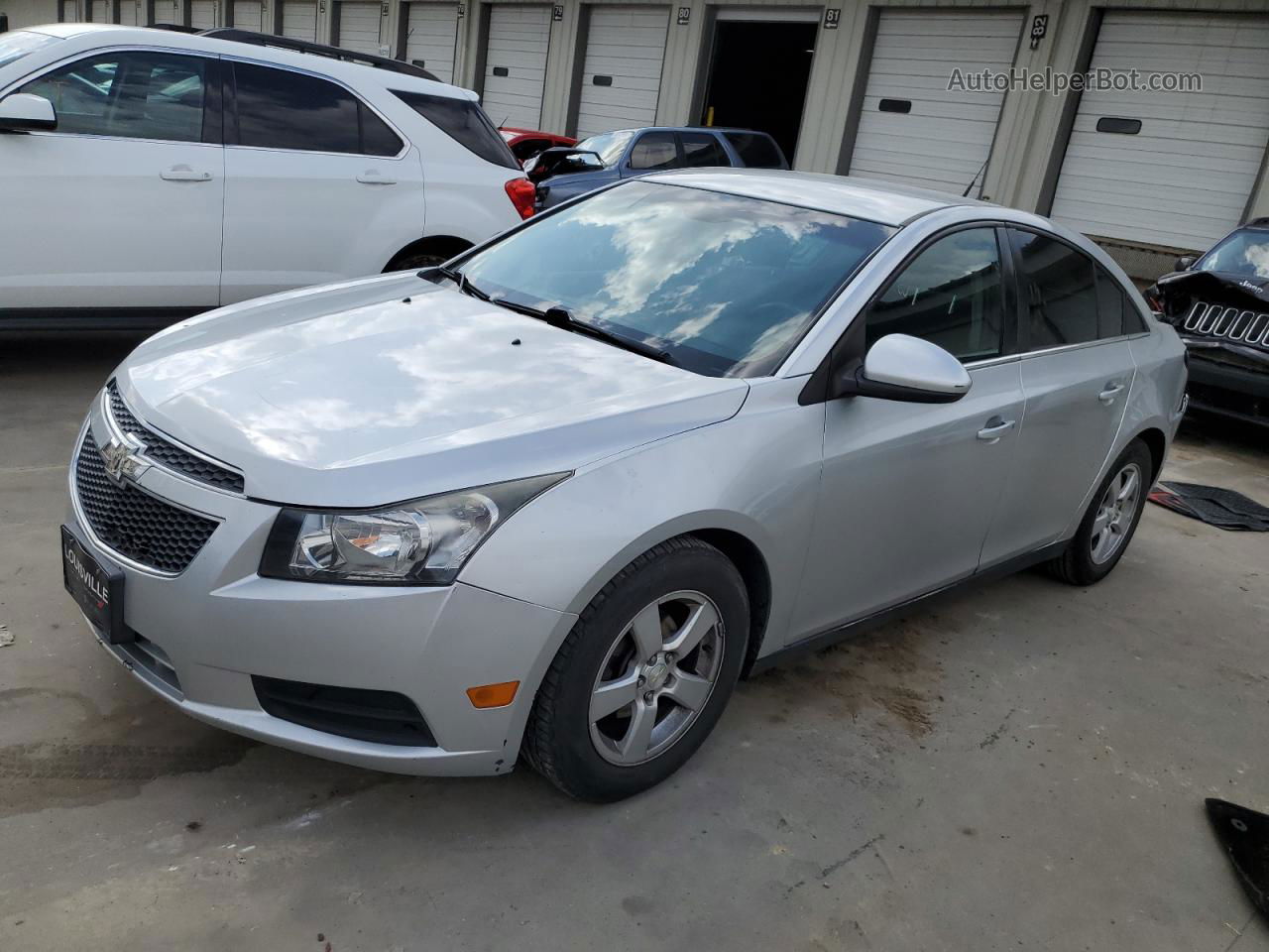 2014 Chevrolet Cruze Lt Silver vin: 1G1PC5SB3E7373591