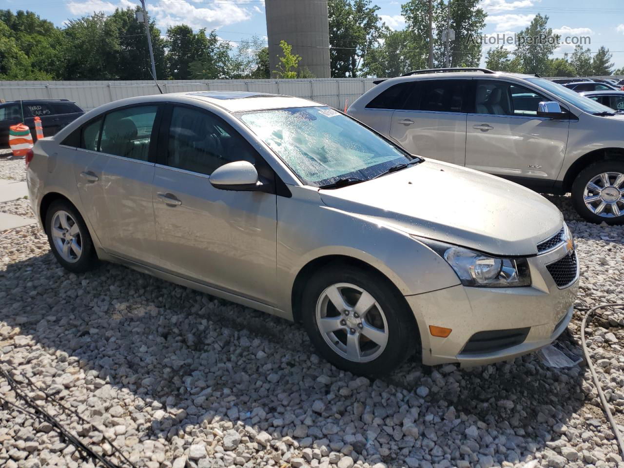 2014 Chevrolet Cruze Lt Tan vin: 1G1PC5SB3E7450590