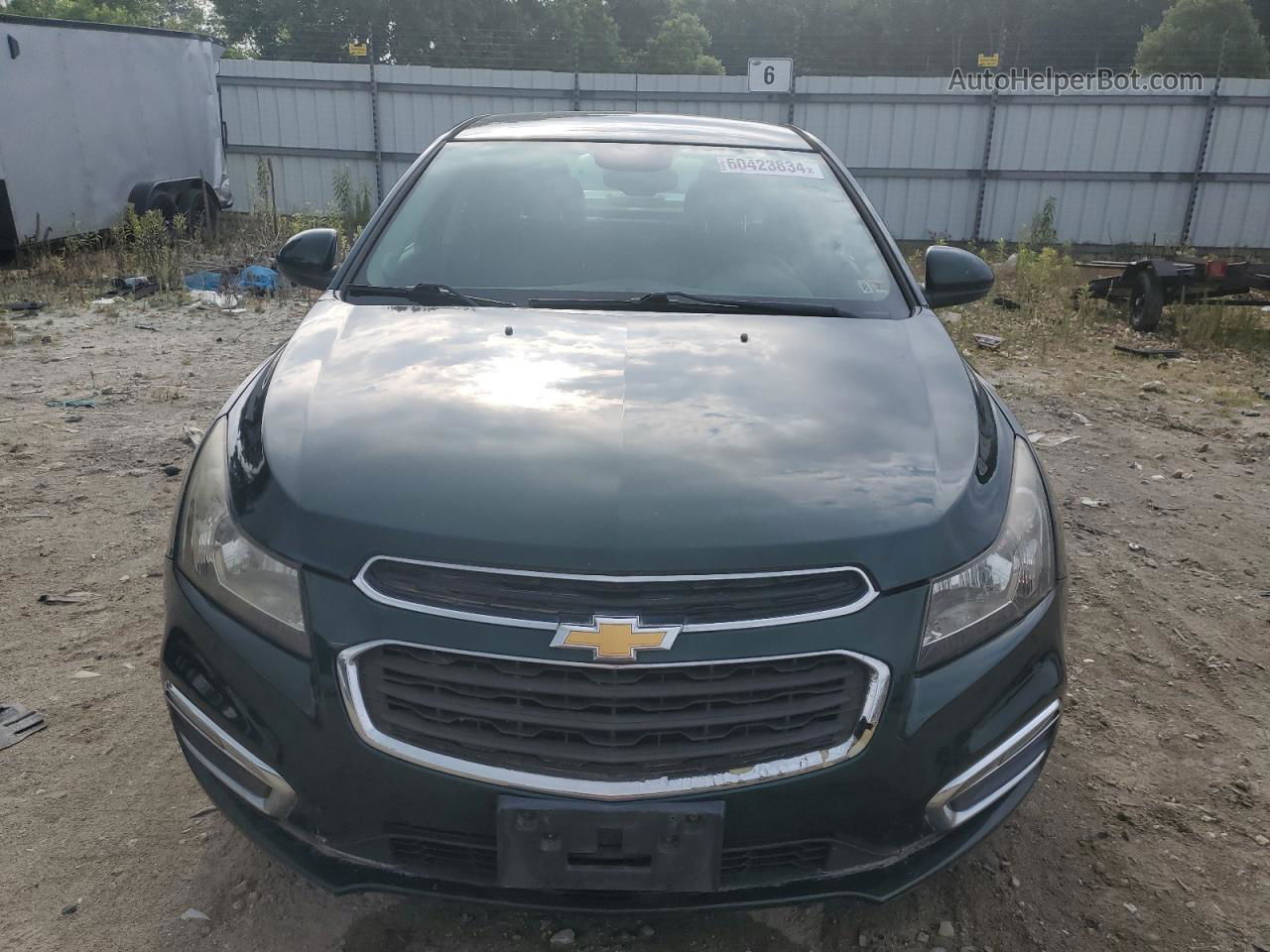 2015 Chevrolet Cruze Lt Зеленый vin: 1G1PC5SB3F7101964