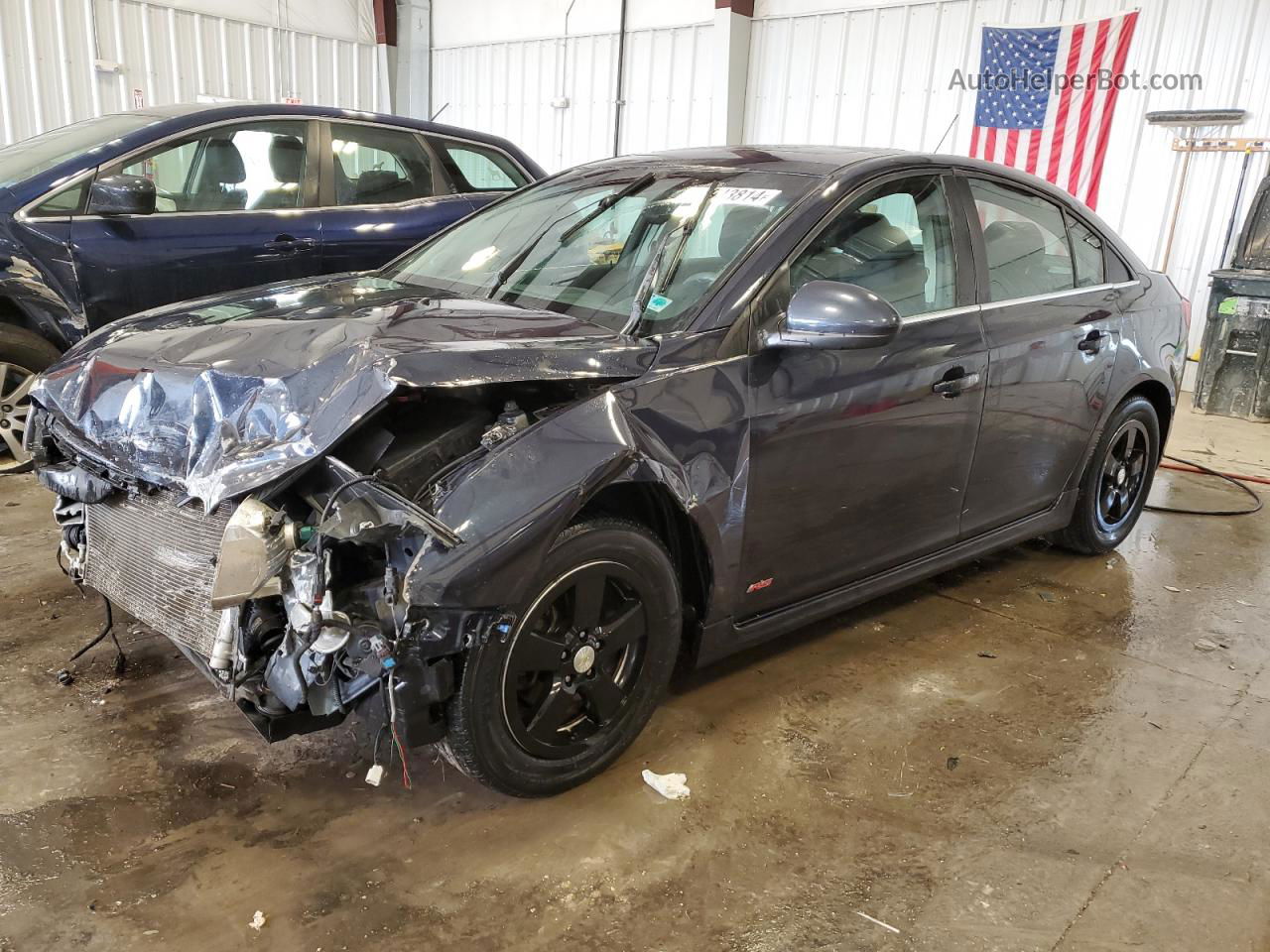 2015 Chevrolet Cruze Lt Blue vin: 1G1PC5SB3F7103102