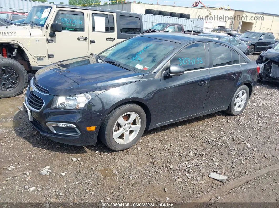 2015 Chevrolet Cruze 1lt Auto Черный vin: 1G1PC5SB3F7106470