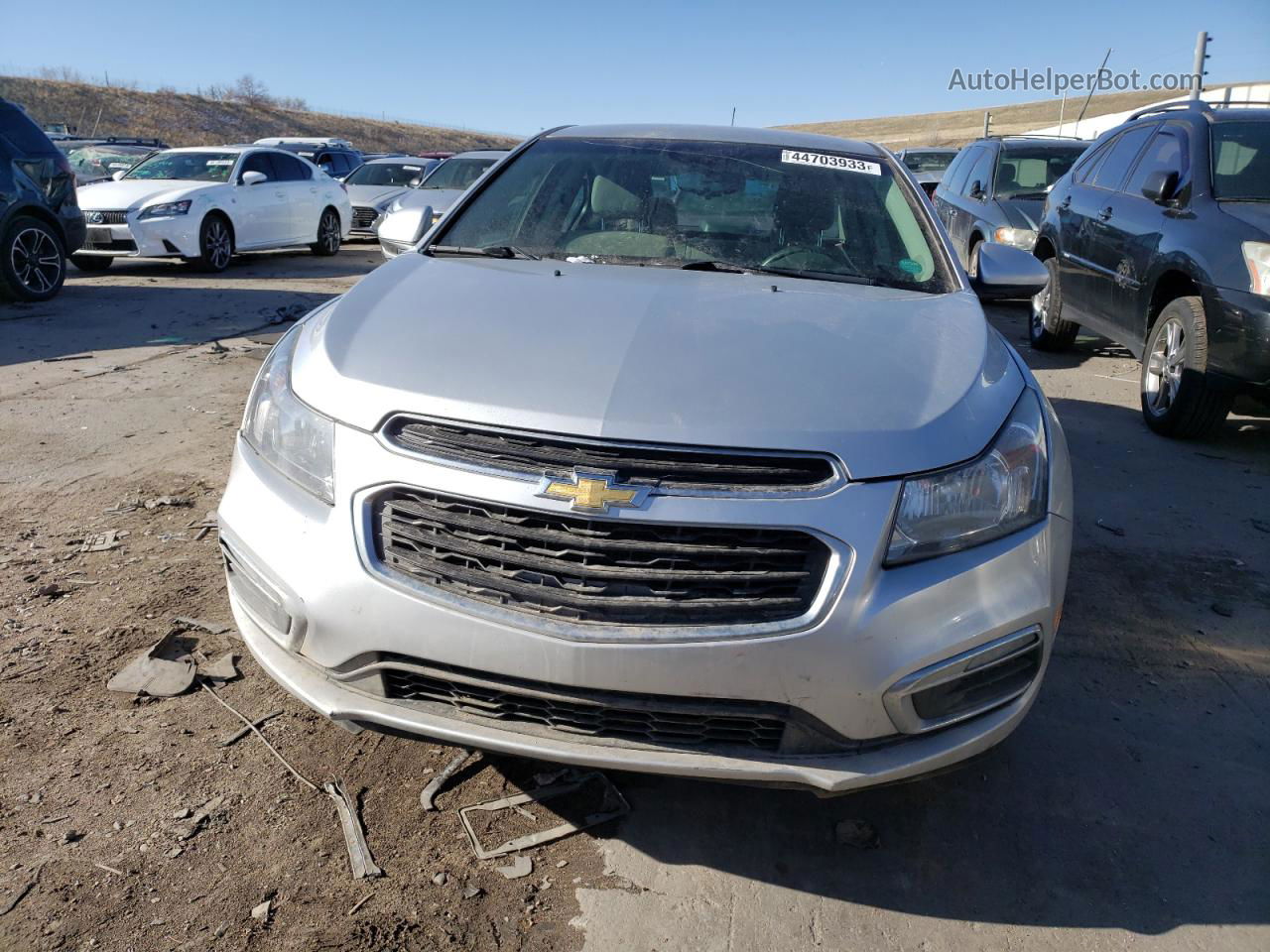 2015 Chevrolet Cruze Lt Silver vin: 1G1PC5SB3F7151165