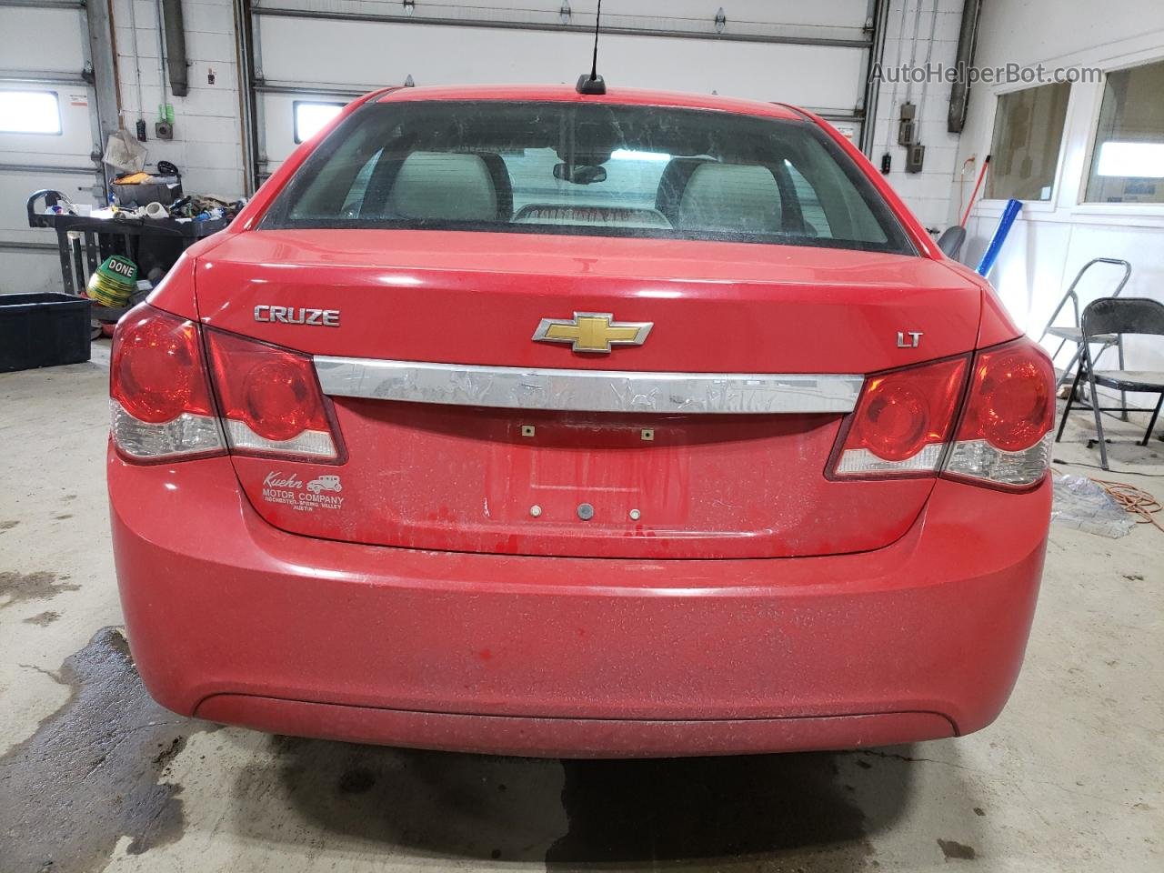 2015 Chevrolet Cruze Lt Red vin: 1G1PC5SB3F7158102
