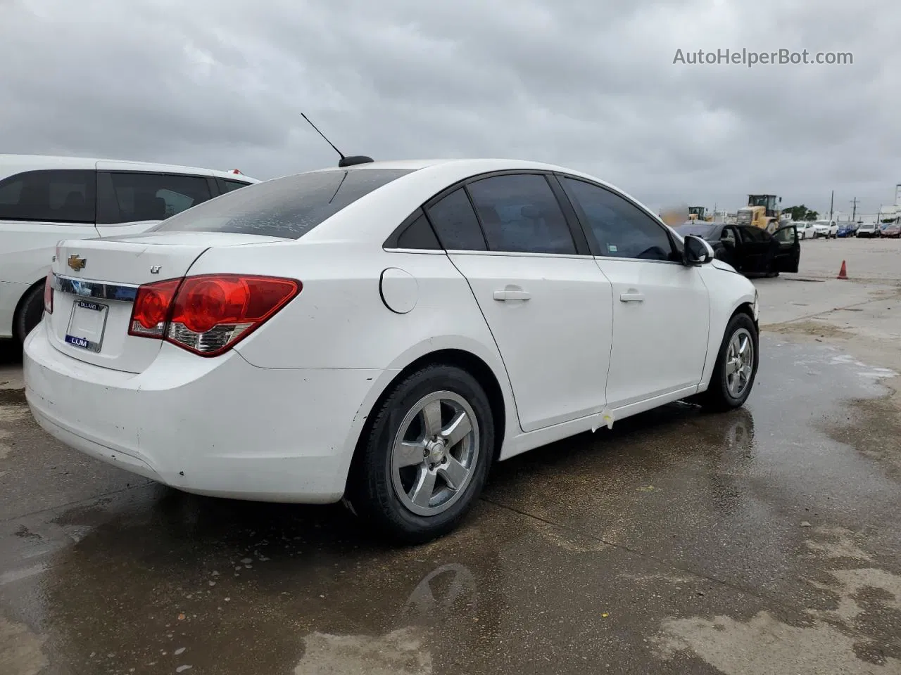 2015 Chevrolet Cruze Lt White vin: 1G1PC5SB3F7159363