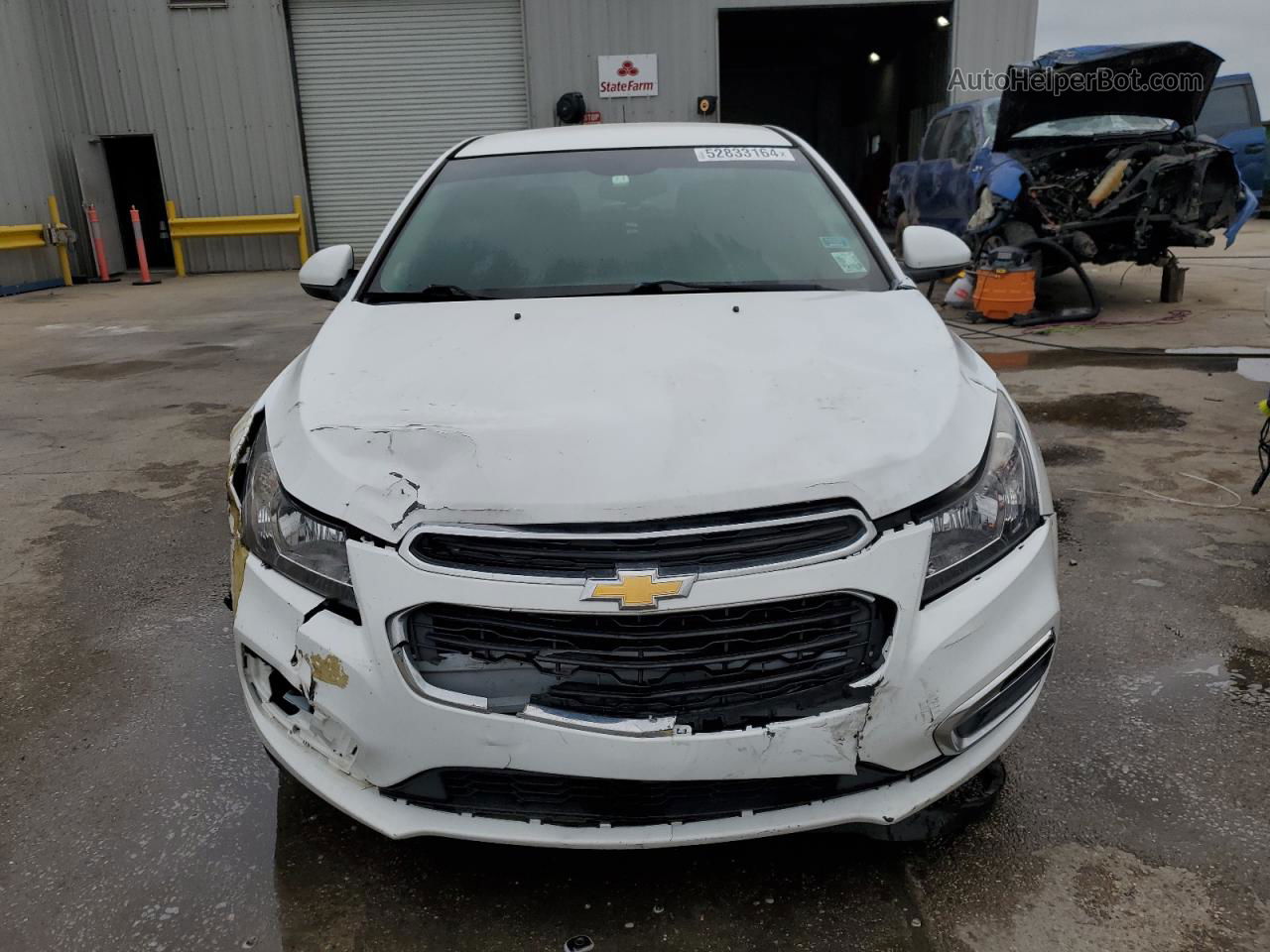 2015 Chevrolet Cruze Lt White vin: 1G1PC5SB3F7159363