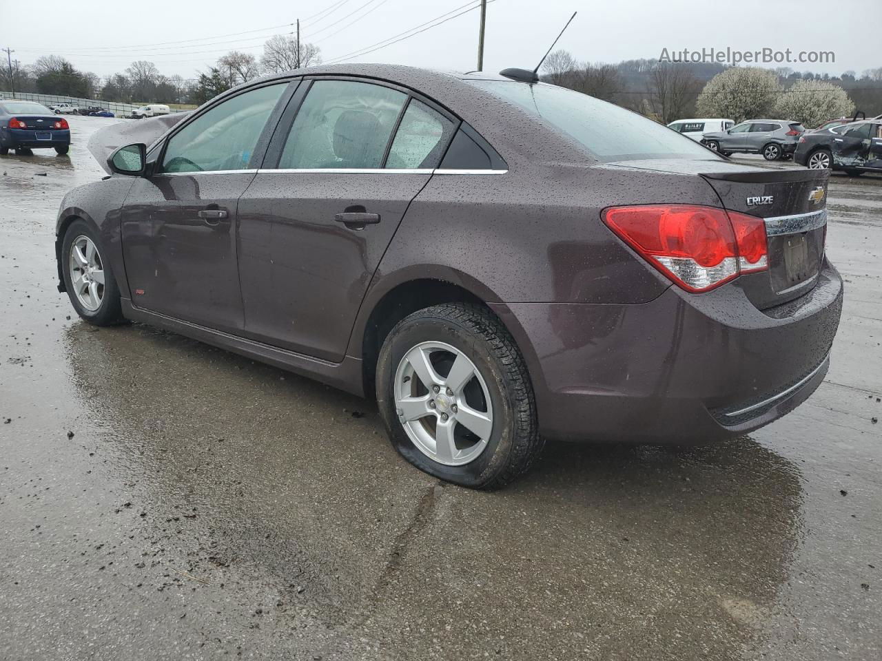 2015 Chevrolet Cruze Lt Brown vin: 1G1PC5SB3F7169066