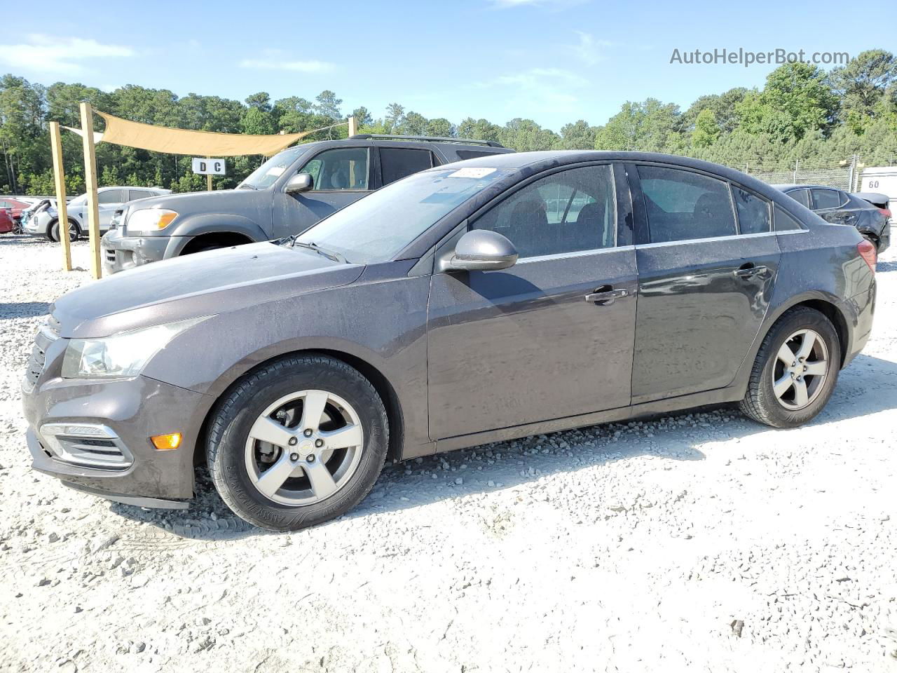 2015 Chevrolet Cruze Lt Charcoal vin: 1G1PC5SB3F7176597