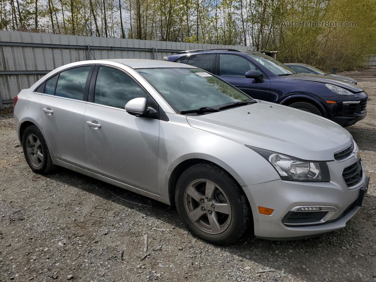 2015 Chevrolet Cruze Lt Silver vin: 1G1PC5SB3F7179192