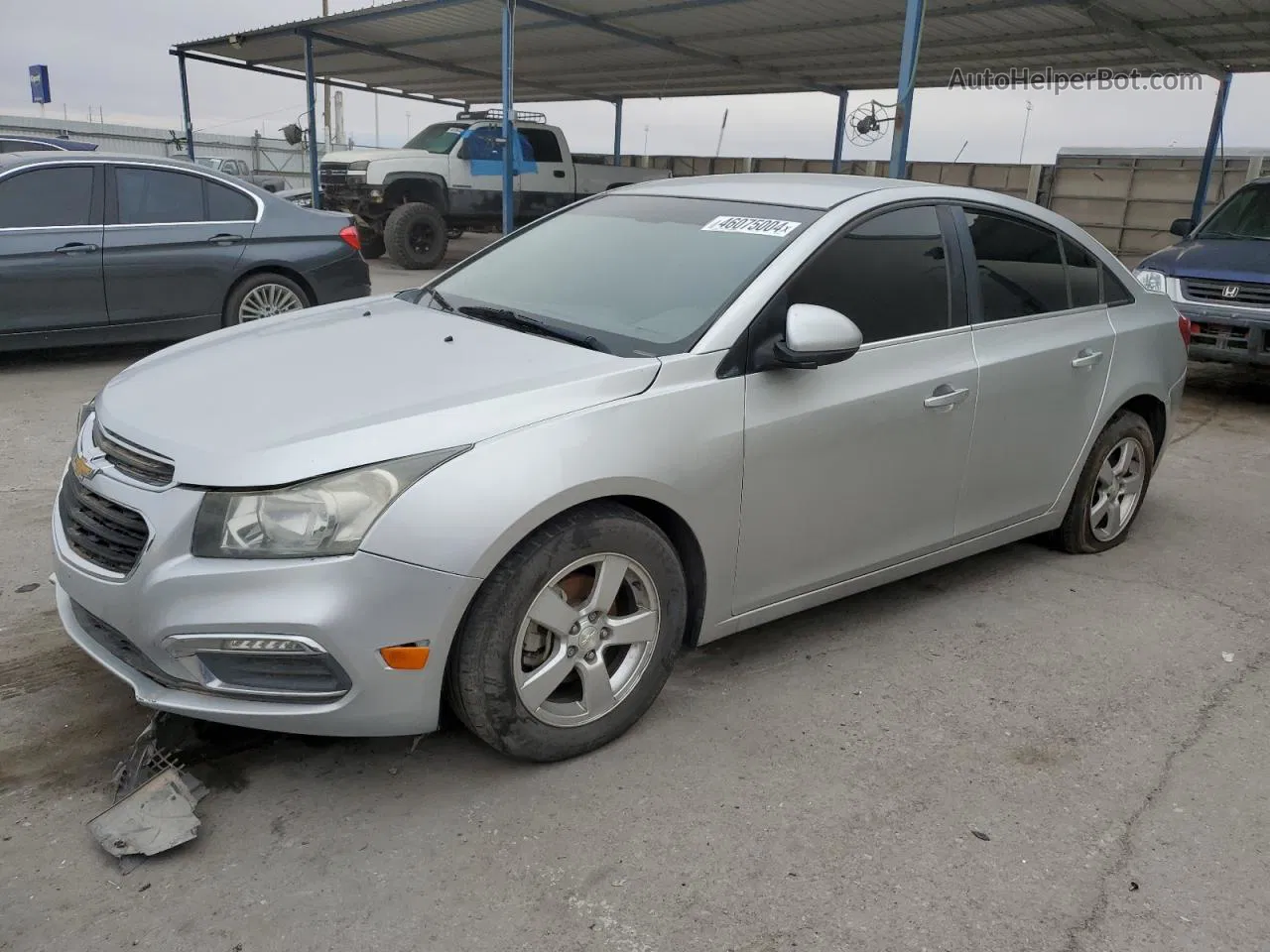 2015 Chevrolet Cruze Lt Silver vin: 1G1PC5SB3F7201174