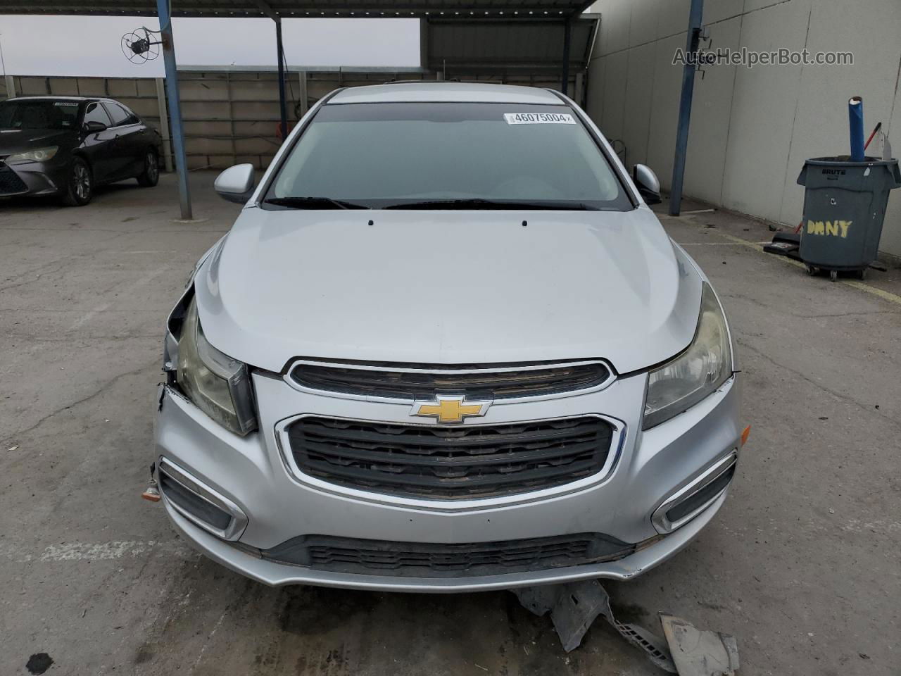 2015 Chevrolet Cruze Lt Silver vin: 1G1PC5SB3F7201174