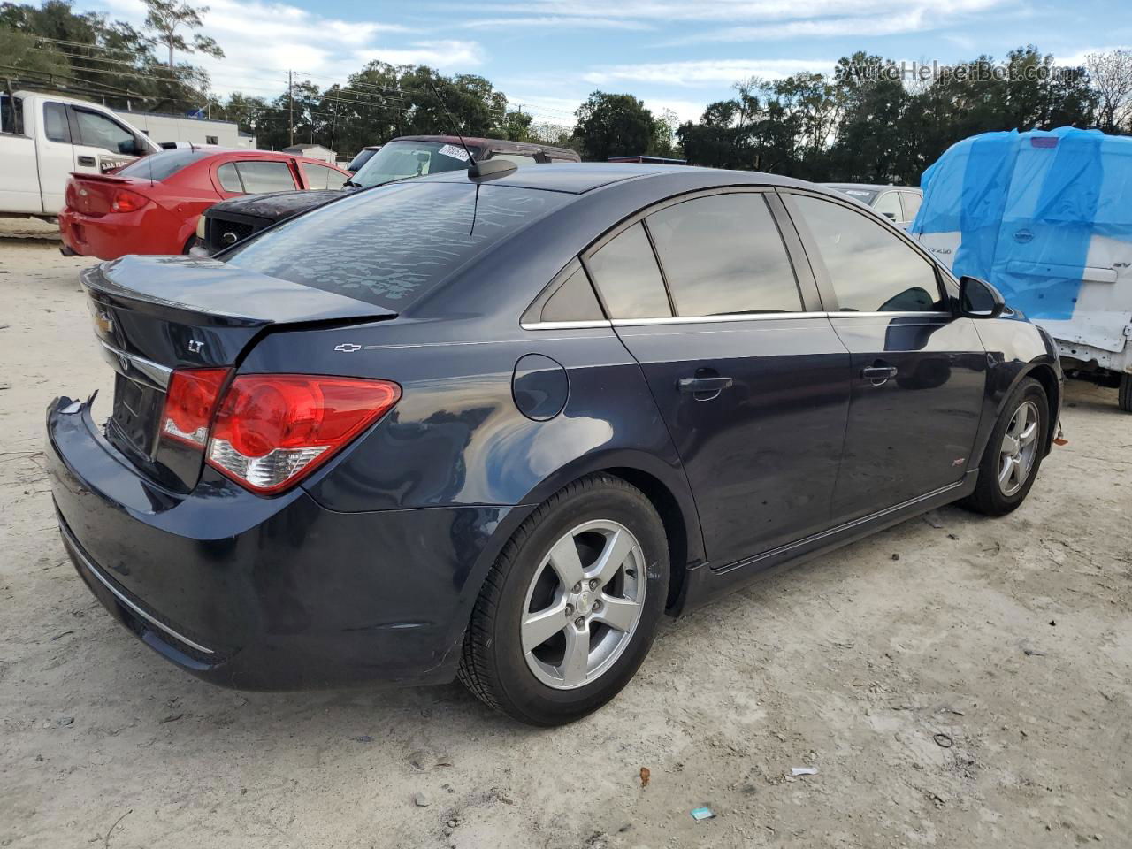 2015 Chevrolet Cruze Lt Blue vin: 1G1PC5SB3F7275422