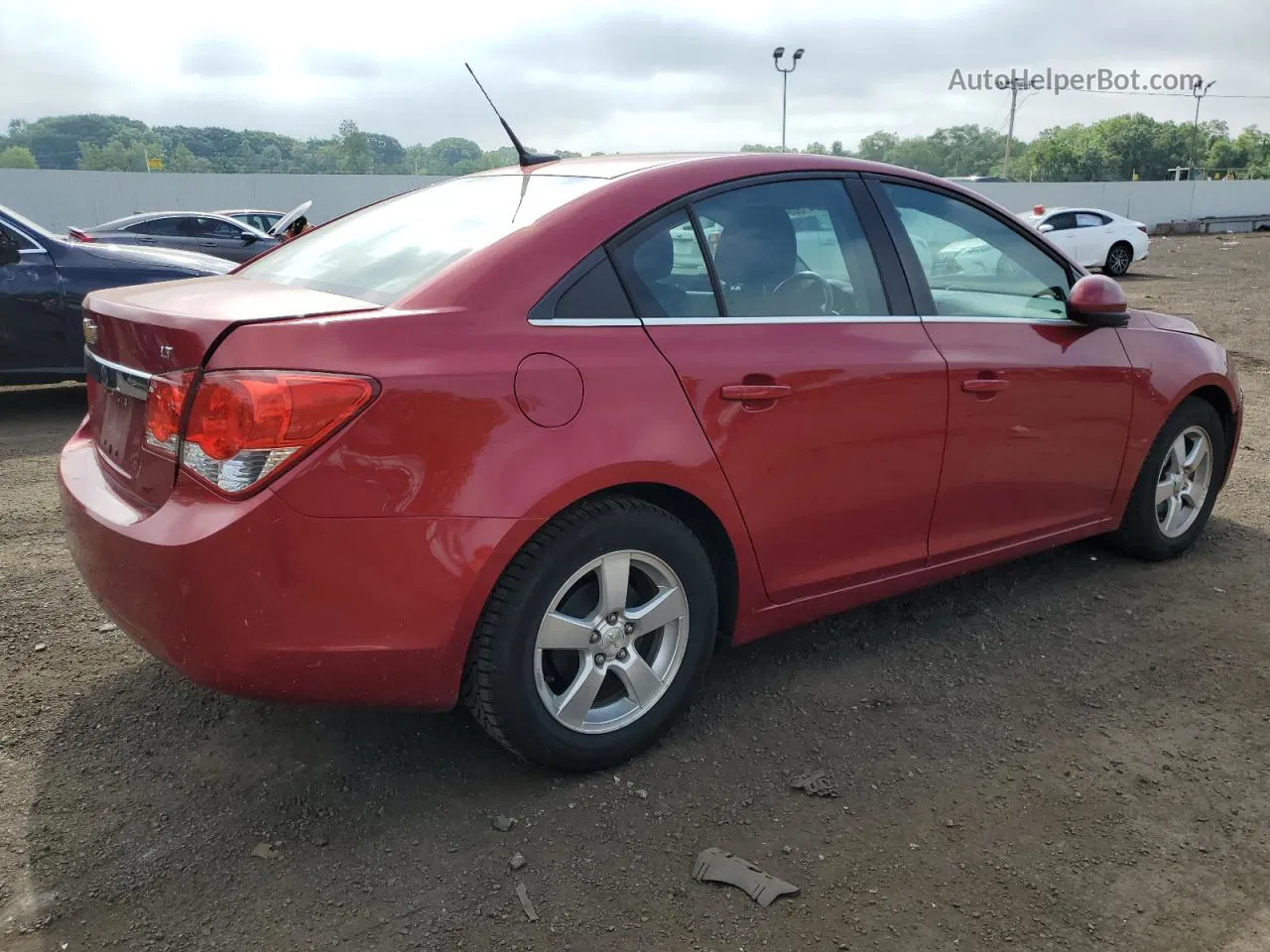 2013 Chevrolet Cruze Lt Burgundy vin: 1G1PC5SB4D7136364