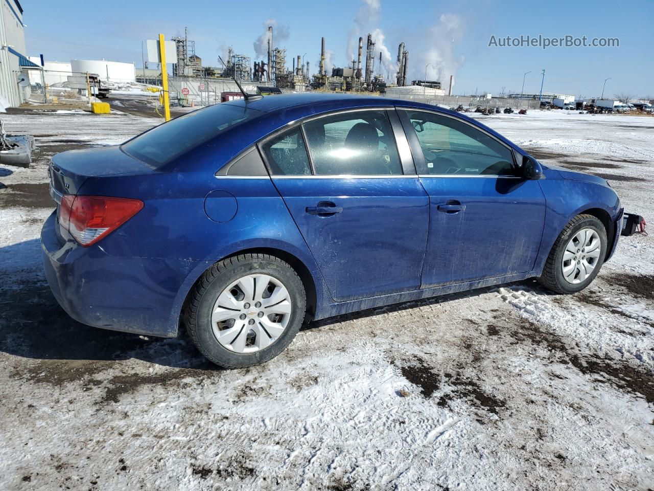 2013 Chevrolet Cruze Lt Blue vin: 1G1PC5SB4D7165556