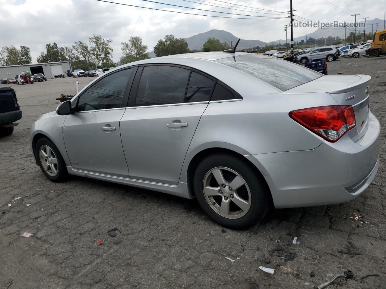 2013 Chevrolet Cruze Lt Silver vin: 1G1PC5SB4D7183894