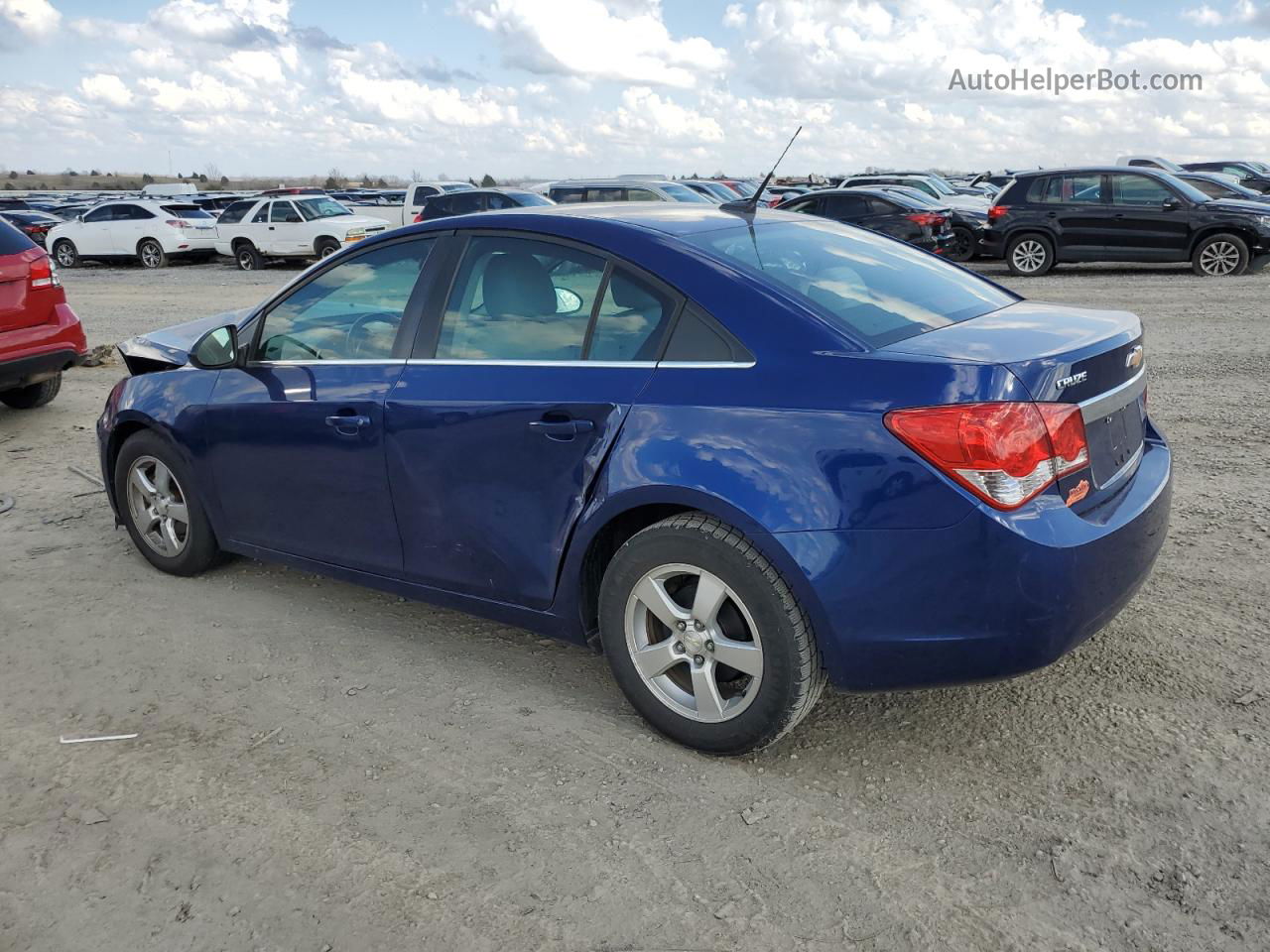 2013 Chevrolet Cruze Lt Blue vin: 1G1PC5SB4D7194751