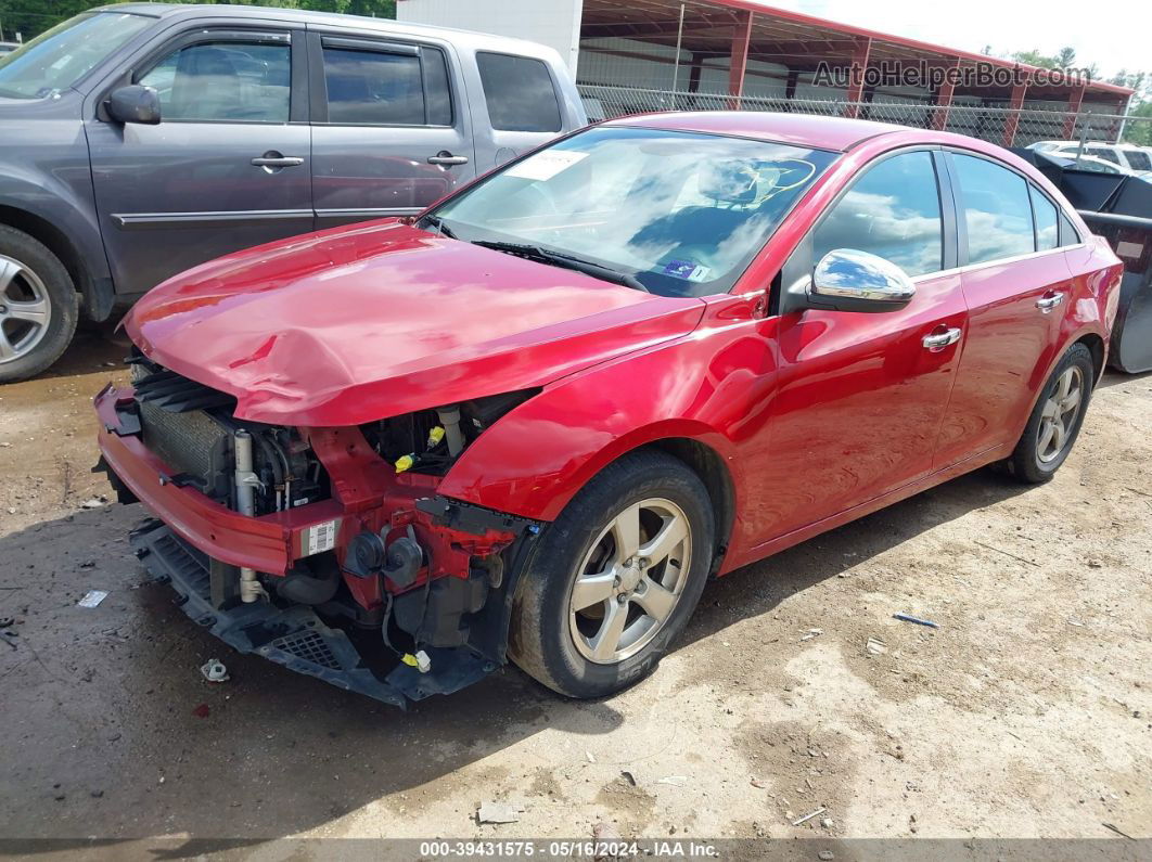 2013 Chevrolet Cruze 1lt Auto Red vin: 1G1PC5SB4D7194958