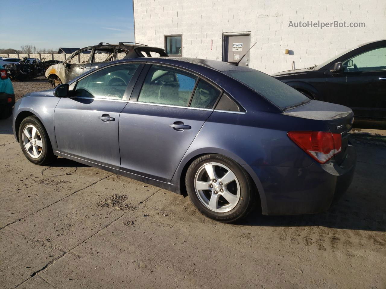 2013 Chevrolet Cruze Lt Blue vin: 1G1PC5SB4D7231751