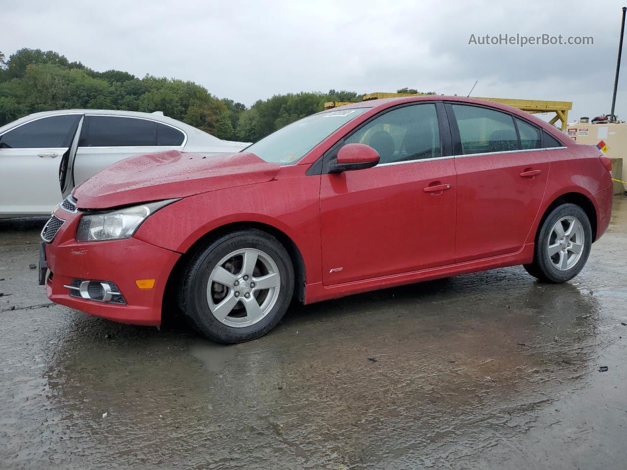 2013 Chevrolet Cruze Lt Red vin: 1G1PC5SB4D7291190