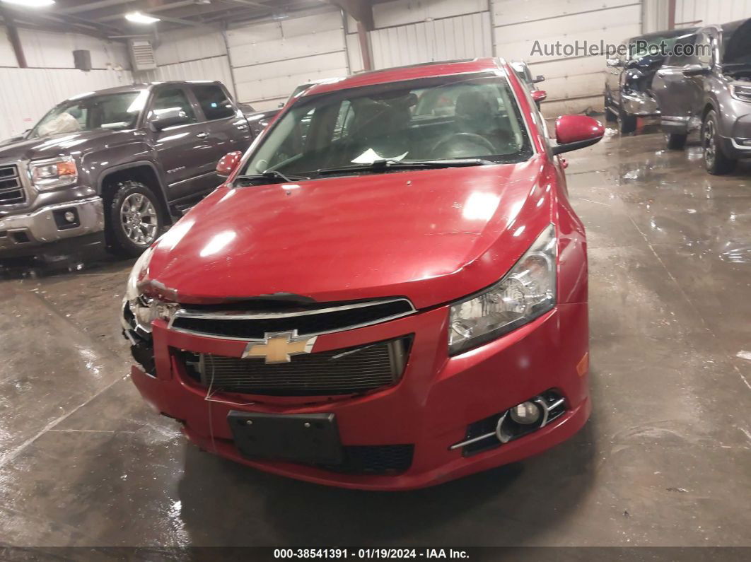 2013 Chevrolet Cruze 1lt Auto Red vin: 1G1PC5SB4D7324141