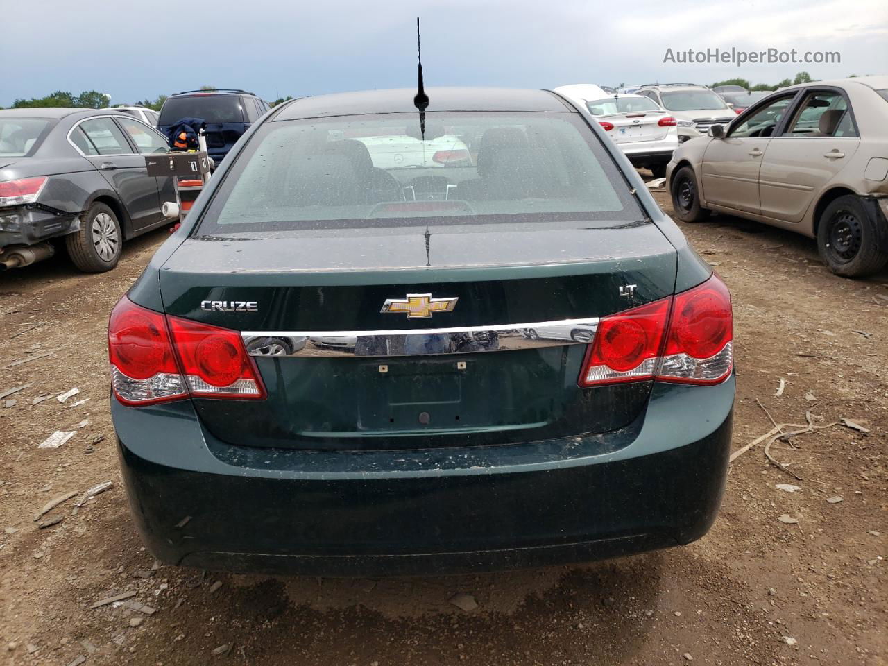 2014 Chevrolet Cruze Lt Green vin: 1G1PC5SB4E7140741