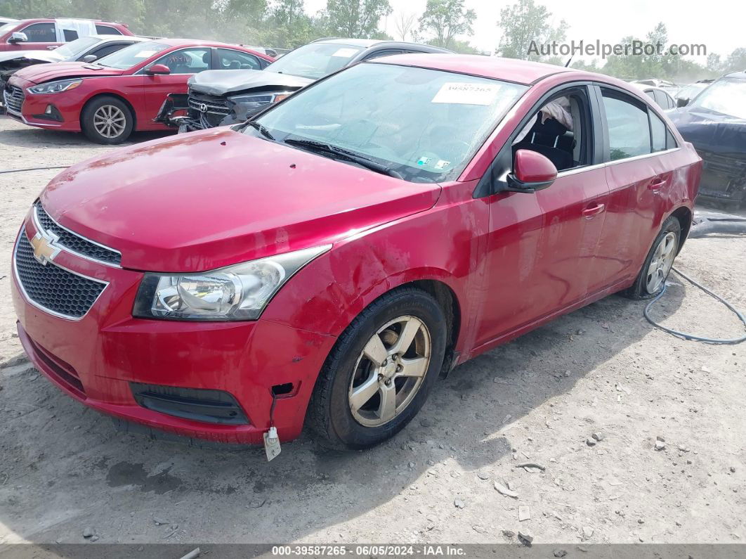 2014 Chevrolet Cruze 1lt Auto Red vin: 1G1PC5SB4E7161301