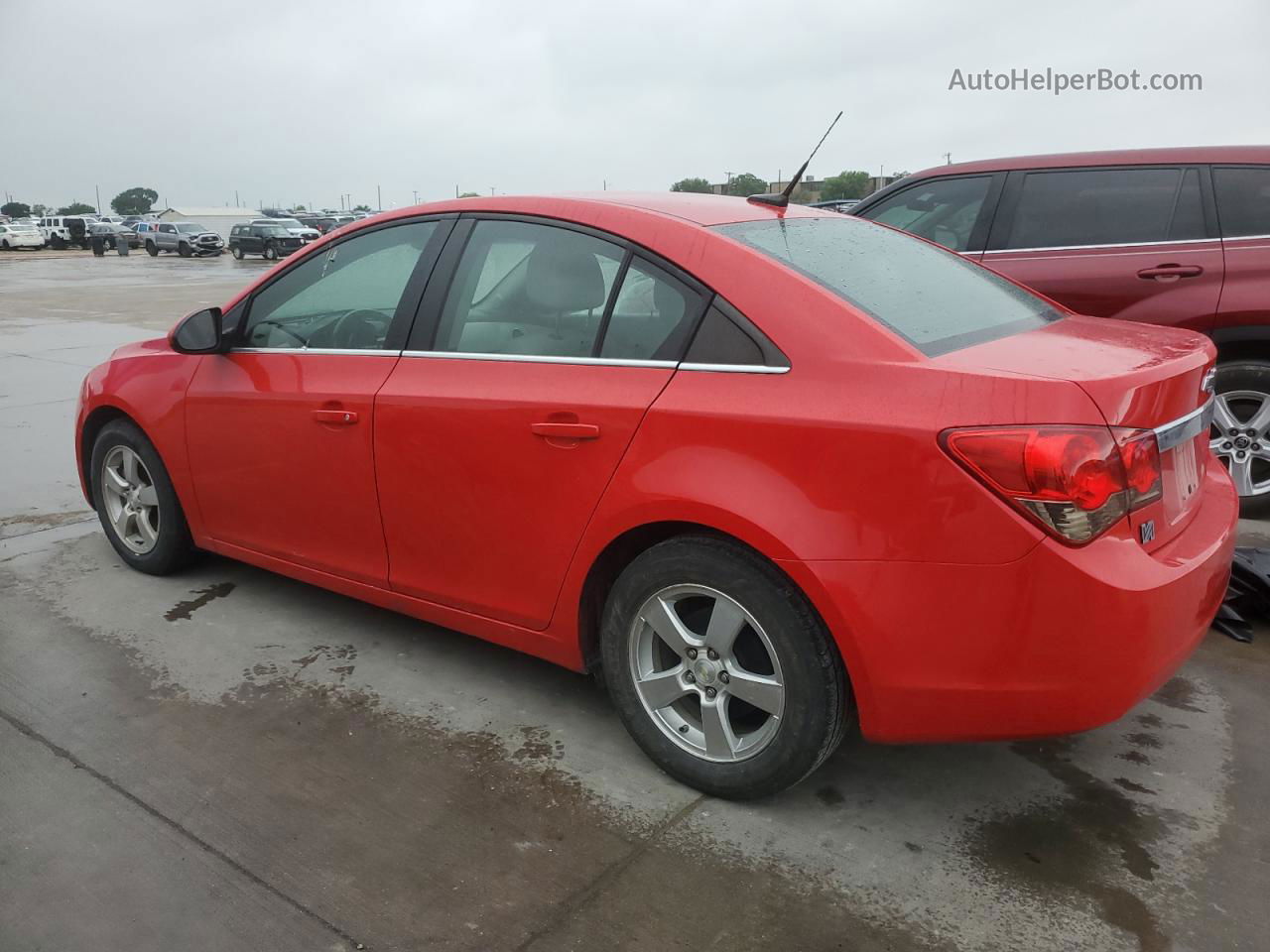 2014 Chevrolet Cruze Lt Red vin: 1G1PC5SB4E7175294