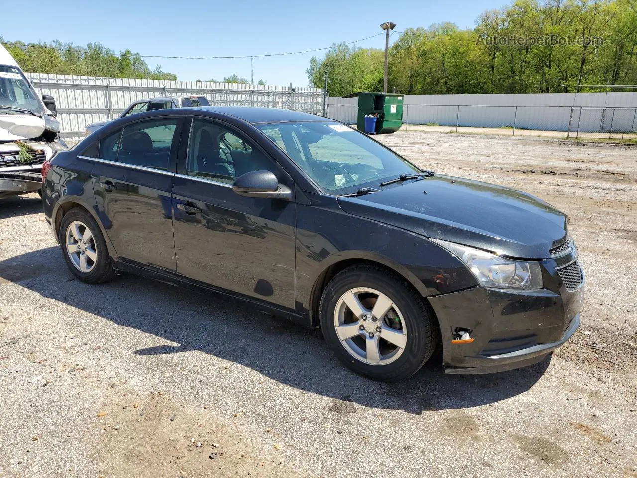 2014 Chevrolet Cruze Lt Black vin: 1G1PC5SB4E7203918