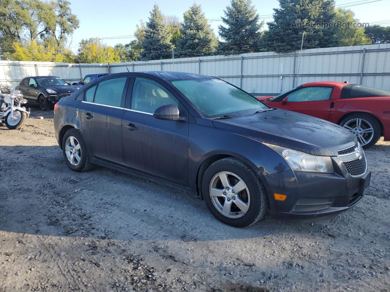 2014 Chevrolet Cruze Lt Black vin: 1G1PC5SB4E7209007