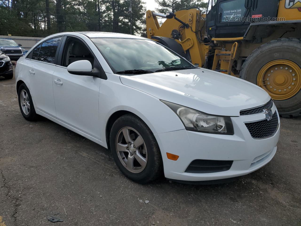 2014 Chevrolet Cruze Lt White vin: 1G1PC5SB4E7243173