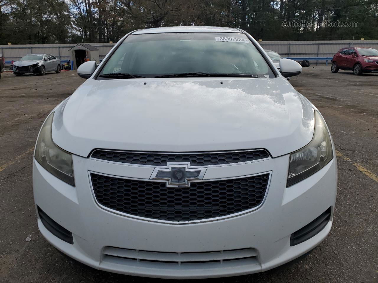 2014 Chevrolet Cruze Lt White vin: 1G1PC5SB4E7243173